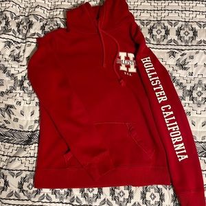 Red Hollister hoodie